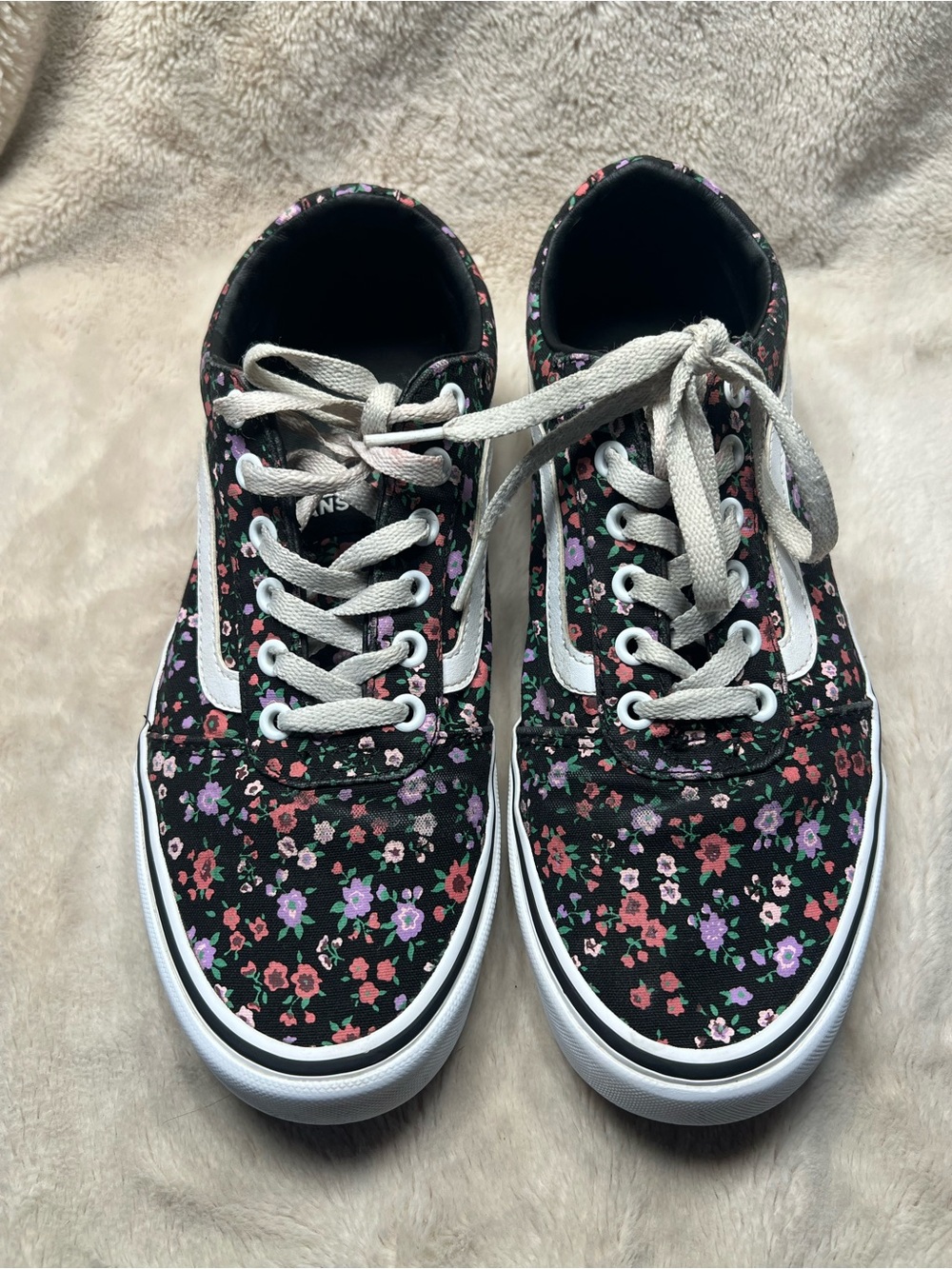Vans floral women’s size 10